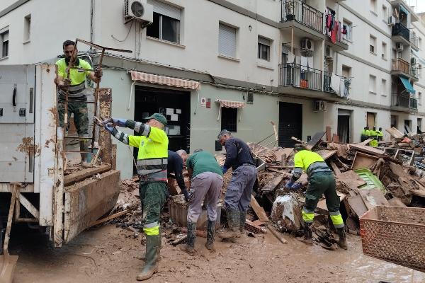 FCC MEDIO AMBIENTE CONTINUES TO SUPPORT THE POPULATION AFFECTED BY THE DANA